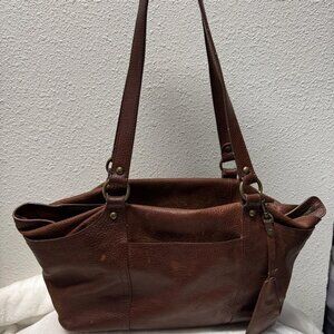 Lucky Brand Brown Leather Shoulder Bag